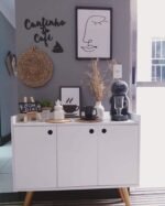 كوفي كورنر أبيض مودرن - الصورة 2