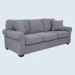 Three-Seater Swedish Sofa, Soft Linen - Gray