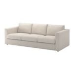 كنبة ثلاث مقاعد بسيطة وحدات - بيج