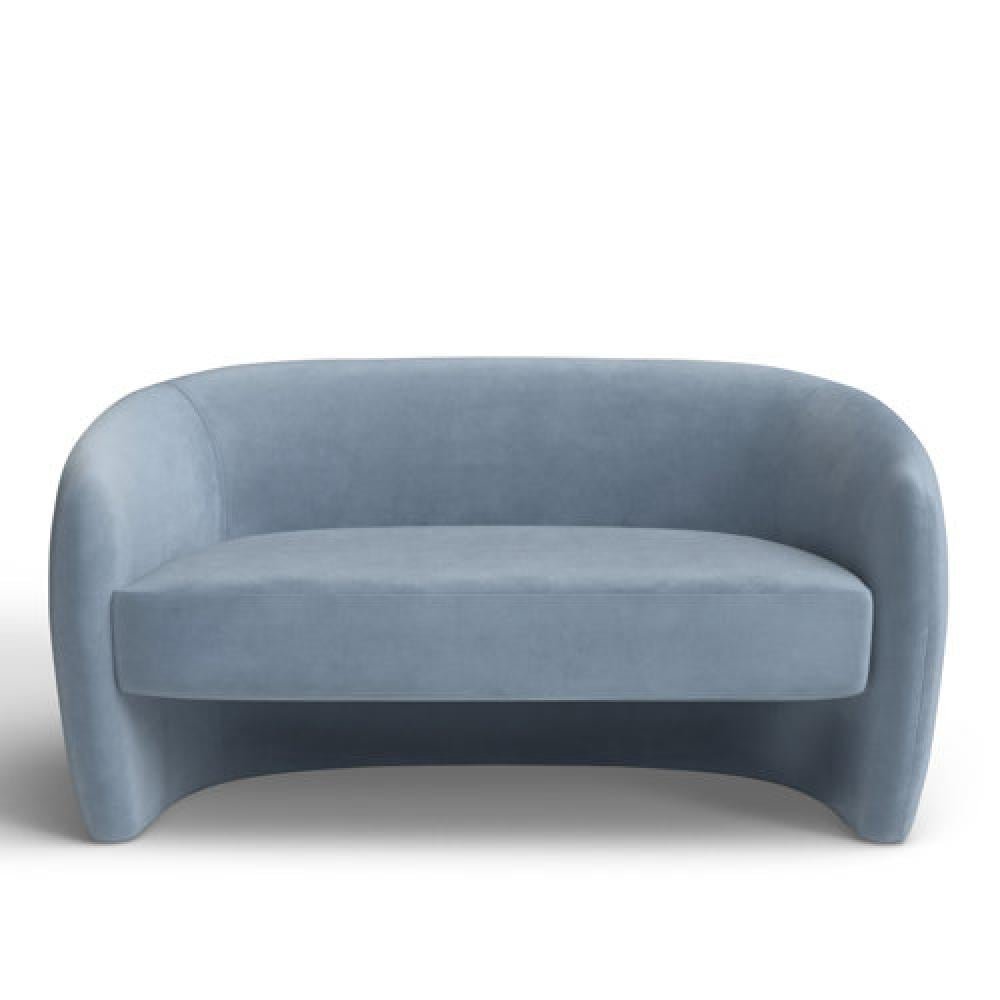 4fb309a0-25fc-472b-a3b9-c3aaa9146580-1000x1000-cLJ44kkzDZpvzPsR0KhlUovL6BOkjawkLqZm4kDX Three-Seater Sofa, Light Gray Velvet - Image 1