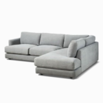 Gray L-Shaped Sofa Made Of Swedish Wood