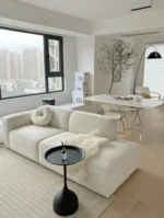 اريكة كتان بيج فاتح حنا