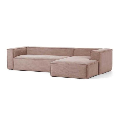 7 Beige L-Shaped Sofa - Image 1