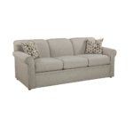 Three-Seater Sofa With Wrap-Around Armrests - Beige
