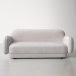 ⁦كنبه ثلاث مقاعد كتان بيج⁩ - الصورة ⁦2⁩