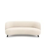 كنبه ثلاث مقاعد عصرية بوكليه بيج