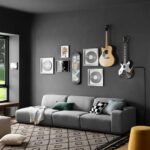 أريكة كتان رمادي حمودلي