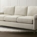 Three-Seater Sectional Linen Sofa - Beige