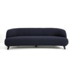 كنبه ثلاث مقاعد مودرين بوكليه كحلي