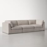 Modern Three-Seater Loveseat Sofa