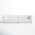 كنبه متعدد المقاسات مخمل ابيض - الصورة 3