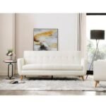 كنبه متعدد المقاسات مخمل ابيض