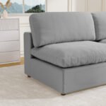 Josa L-Shaped Sofa, Gray - Image 2