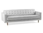 Three-Seater Chatelin Sofa Upholstered With Buttons