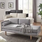 اريكة متعدد الالوان مقعدين ومسند