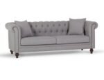 Three-Seater Sofa With Button-Upholstered Arms