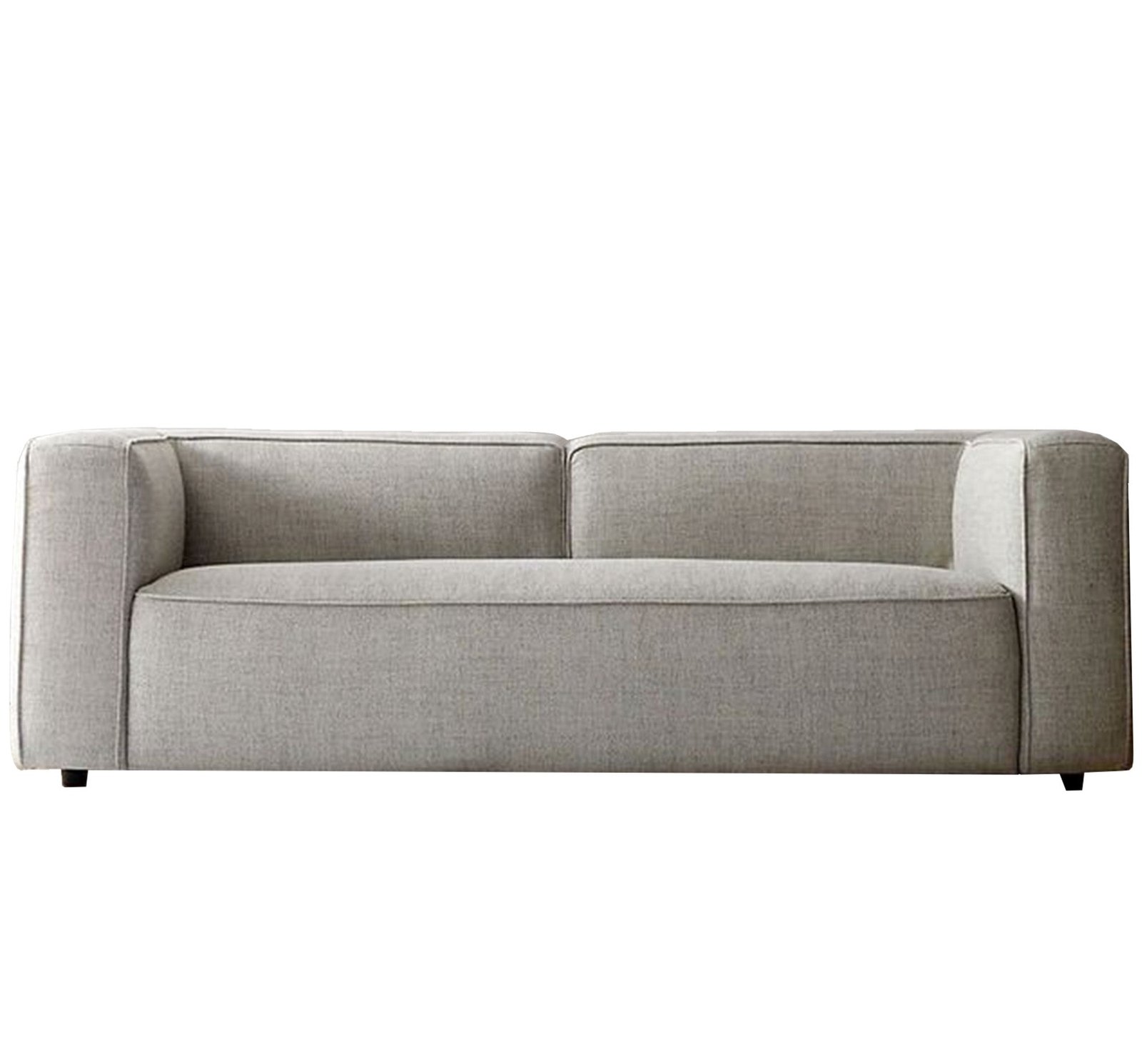 V124P085_2_5000x Three-Seater Sofa, Swedish Wood And Linen - Beige - Image 1