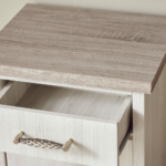 ⁦طاولة سرير جانبيّة - شيفرون⁩ - الصورة ⁦4⁩