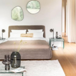 سرير سويدي كتان