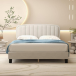 سرير مليون مخمل بيج