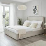 سرير كتان بيج