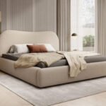 سرير كتان بيج