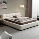 سرير تنجيد بيج - سرير كبير - سرير نفرين - سيمبل هوم