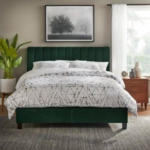 Satoru Modern Green Bed