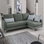 Two-Piece Green Sofa