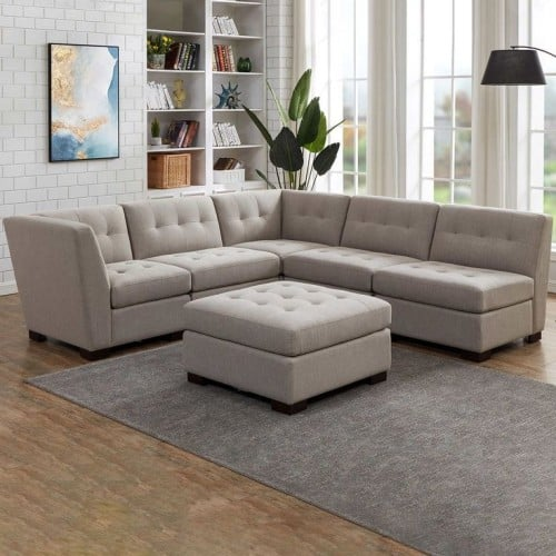 zddIAFzgsC7WpscG7o7NUXV7ceuOXXoi2Z3BgvWb Beige 5-Piece Sofa - Image 1