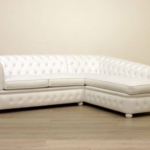 White Two-Piece Sofa