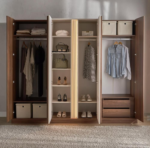 ⁦خزانة ملابس باولا 6 أبواب مع أدراج⁩ - الصورة ⁦3⁩