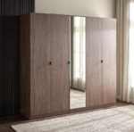 خزانة ملابس تريبيكا بـ5 أبواب وأدراج