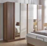 ⁦خزانة ملابس باولا 6 أبواب مع أدراج⁩ - الصورة ⁦4⁩