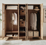 ⁦خزانة ملابس 5 أبواب بتصميم أناسا A⁩ - الصورة ⁦3⁩