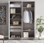 ⁦خزانة ملابس جامي 9 - 4 أبواب بأدراج⁩ - الصورة ⁦4⁩