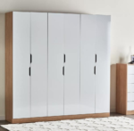 ⁦خزانة ملابس جامي 5 - 6 أبواب بأدراج⁩ - الصورة ⁦5⁩