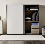 خزانة ملابس بيترا 12 - انزلاقية ببابين مع أدراج - الصورة 3