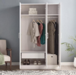 خزانة ملابس أوتيس 20 - بـ3 أبواب ومرآة ودرج - الصورة 4