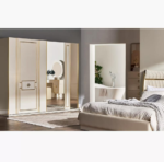 ⁦خزانة ملابس ببابين انزلاقيين مع مرآة - توريا أ 44⁩ - الصورة ⁦4⁩