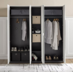 ⁦خزانة ملابس تشاركول 21 - 5 أبواب⁩ - الصورة ⁦3⁩