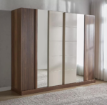 خزانة ملابس باولا 6 أبواب مع أدراج