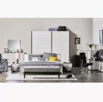 خزانة ملابس بيترا 12 - انزلاقية ببابين مع أدراج - الصورة 5