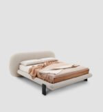 Two-Meter Beige Boucle Bed - Image 2