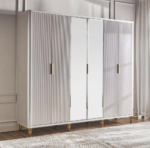 خزانة ملابس سامنتا 21 - بـ 6 أبواب وأدراج