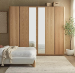 ⁦خزانة ملابس نيبولوس 30 - 6 أبواب مع أدراج⁩ - الصورة ⁦2⁩