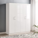 خزانة ملابس أوتيس 4 - 4 أبواب ومرآة ودرج