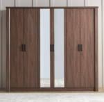 ⁦خزانة ملابس ميدلي 6 - 6 أبواب⁩ - الصورة ⁦6⁩