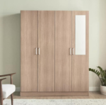 خزانة ملابس أوتيس 31 - بـ 4 أبواب ومرآة ودرج - الصورة 5