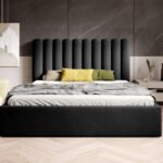 سرير مكسيم مخمل اسود
